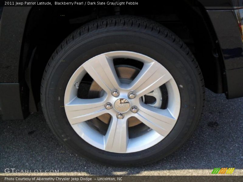 Blackberry Pearl / Dark Slate Gray/Light Pebble 2011 Jeep Patriot Latitude