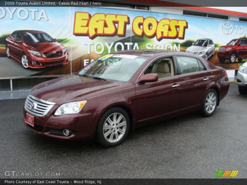 Cassis Red Pearl / Ivory 2009 Toyota Avalon Limited