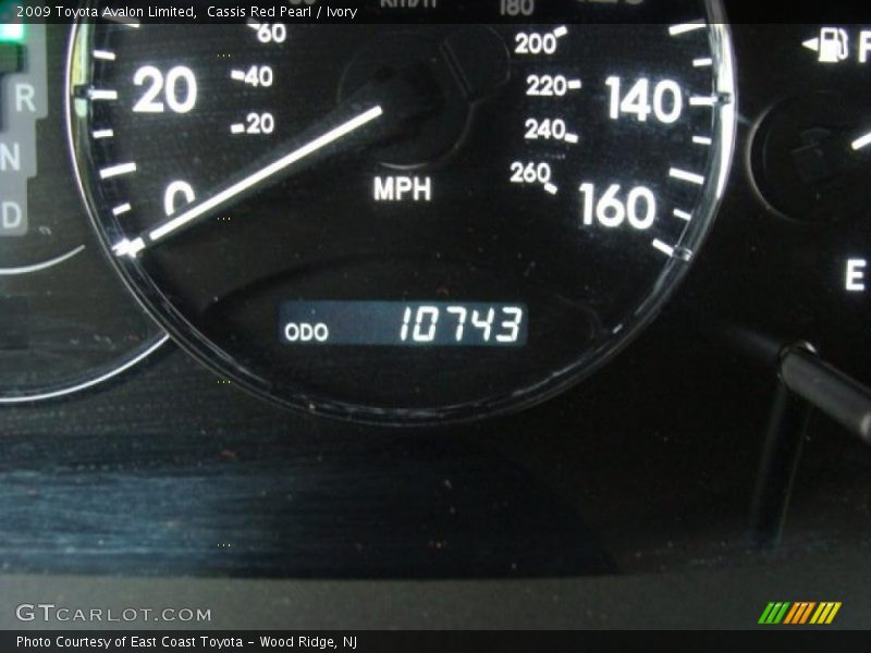 Cassis Red Pearl / Ivory 2009 Toyota Avalon Limited