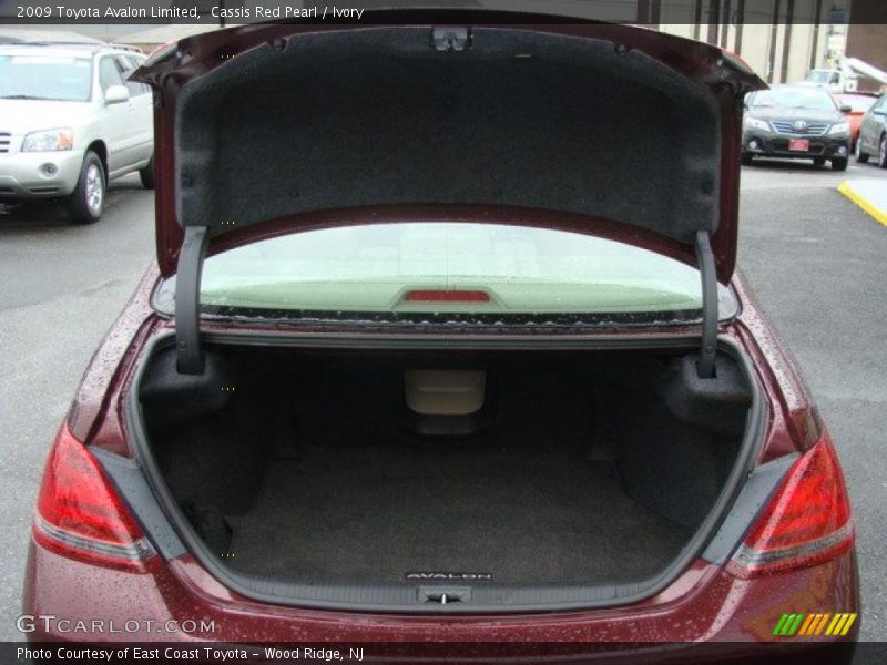 Cassis Red Pearl / Ivory 2009 Toyota Avalon Limited