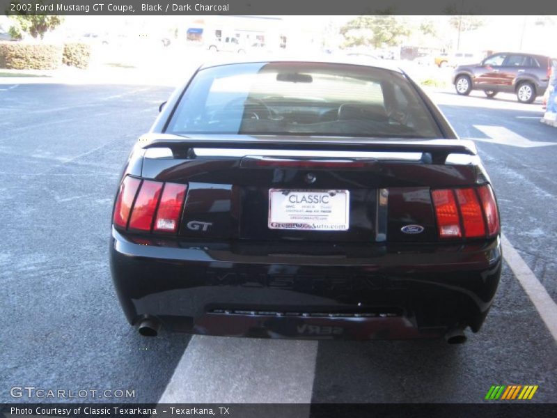 Black / Dark Charcoal 2002 Ford Mustang GT Coupe