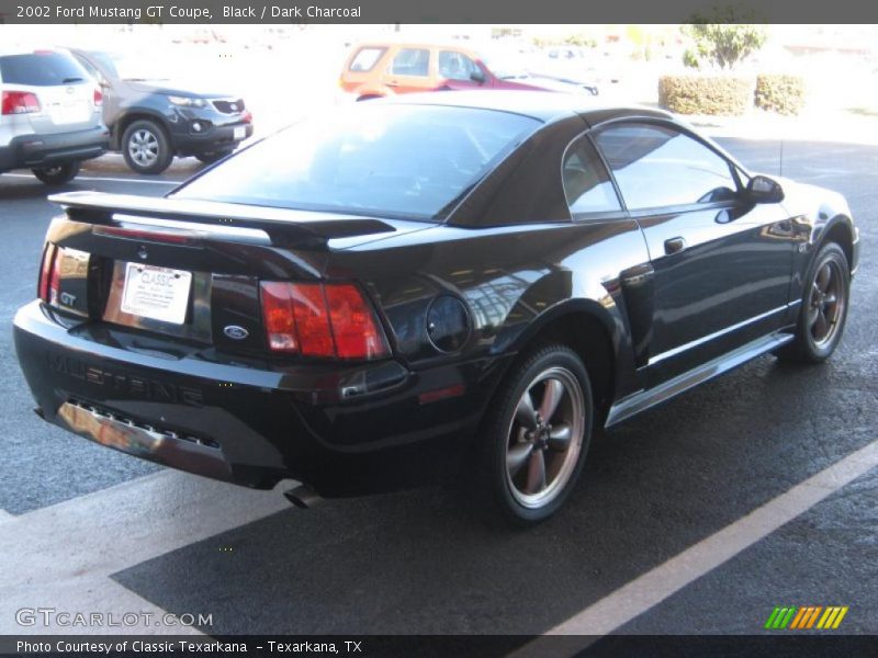 Black / Dark Charcoal 2002 Ford Mustang GT Coupe