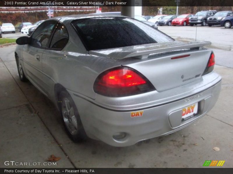 Galaxy Silver Metallic / Dark Pewter 2003 Pontiac Grand Am GT Coupe