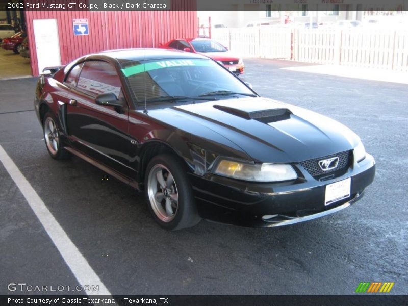 Black / Dark Charcoal 2002 Ford Mustang GT Coupe