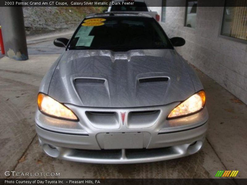 Galaxy Silver Metallic / Dark Pewter 2003 Pontiac Grand Am GT Coupe