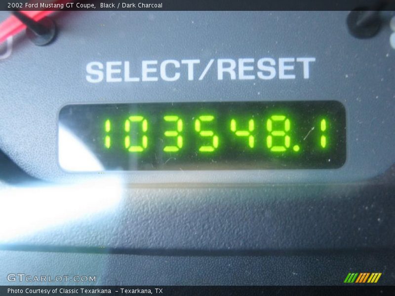 Black / Dark Charcoal 2002 Ford Mustang GT Coupe