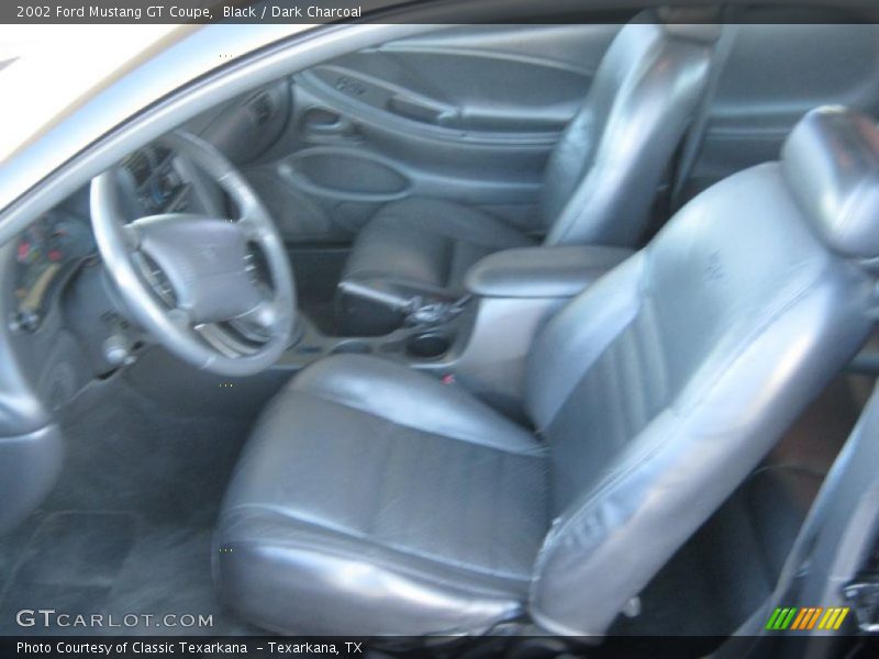Black / Dark Charcoal 2002 Ford Mustang GT Coupe