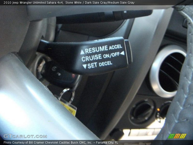 Stone White / Dark Slate Gray/Medium Slate Gray 2010 Jeep Wrangler Unlimited Sahara 4x4