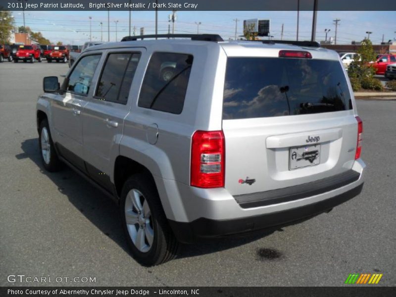 Bright Silver Metallic / Dark Slate Gray 2011 Jeep Patriot Latitude