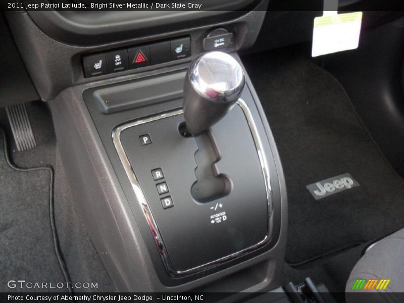 Bright Silver Metallic / Dark Slate Gray 2011 Jeep Patriot Latitude