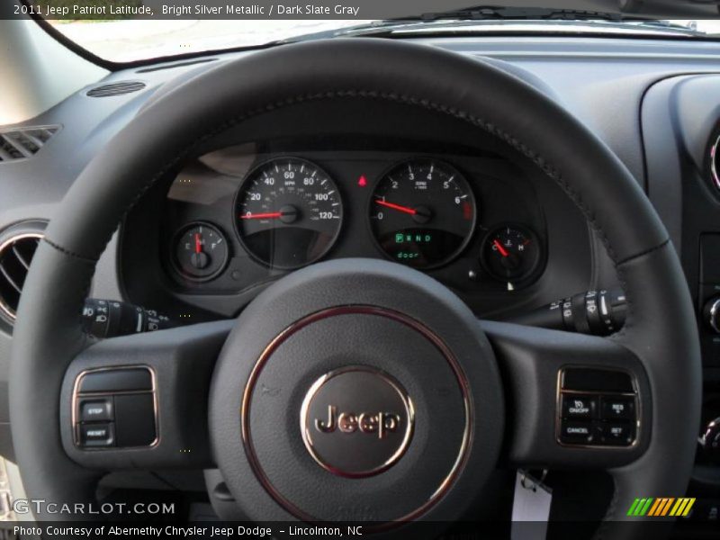 Bright Silver Metallic / Dark Slate Gray 2011 Jeep Patriot Latitude