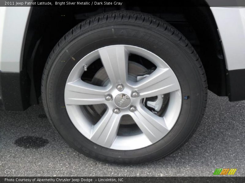 Bright Silver Metallic / Dark Slate Gray 2011 Jeep Patriot Latitude