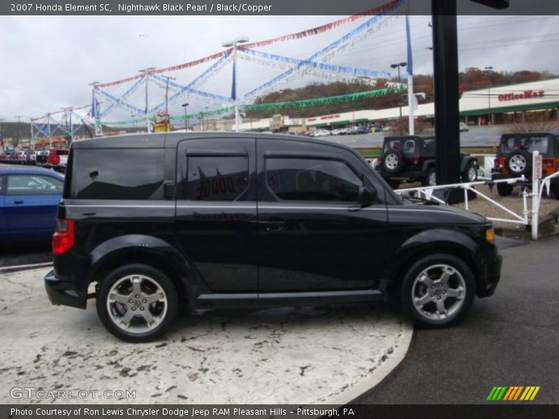 Nighthawk Black Pearl / Black/Copper 2007 Honda Element SC