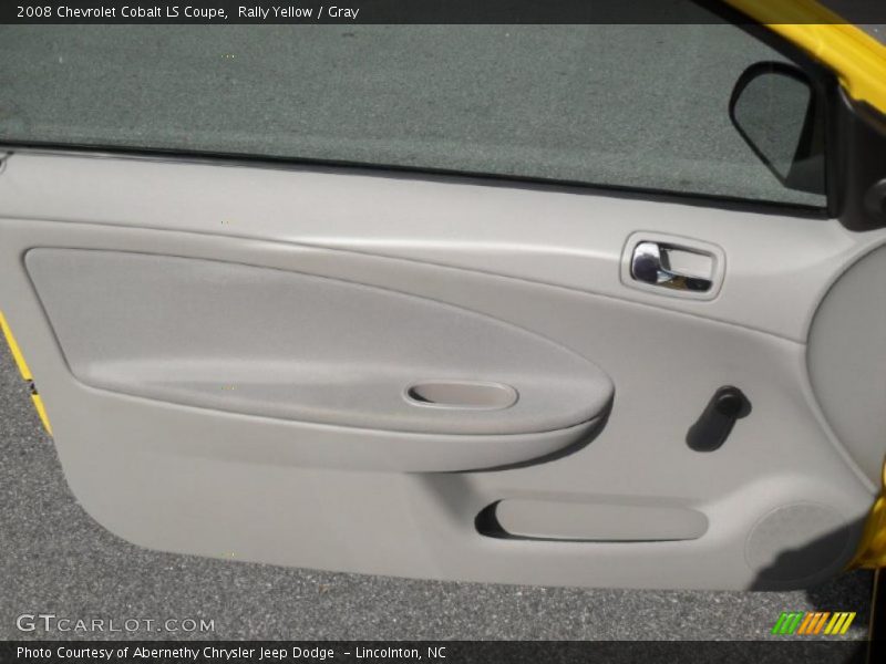 Rally Yellow / Gray 2008 Chevrolet Cobalt LS Coupe