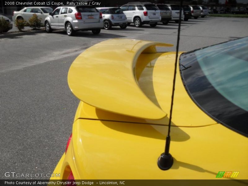 Rally Yellow / Gray 2008 Chevrolet Cobalt LS Coupe