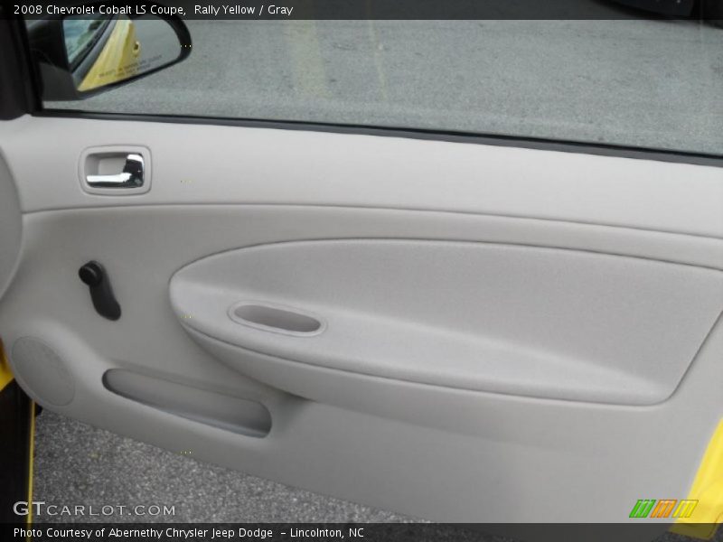 Rally Yellow / Gray 2008 Chevrolet Cobalt LS Coupe