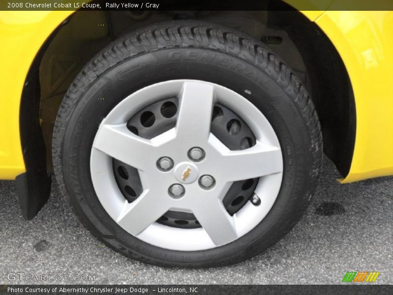 Rally Yellow / Gray 2008 Chevrolet Cobalt LS Coupe