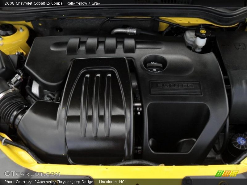 Rally Yellow / Gray 2008 Chevrolet Cobalt LS Coupe