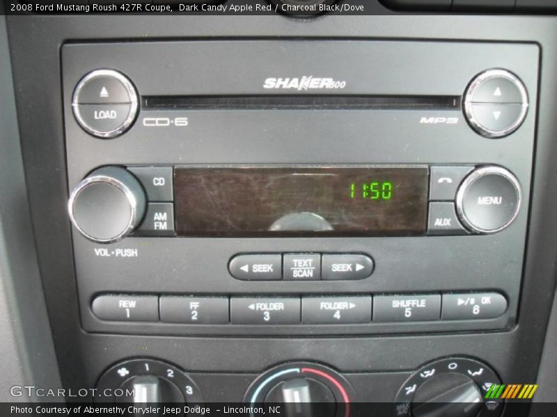 Controls of 2008 Mustang Roush 427R Coupe