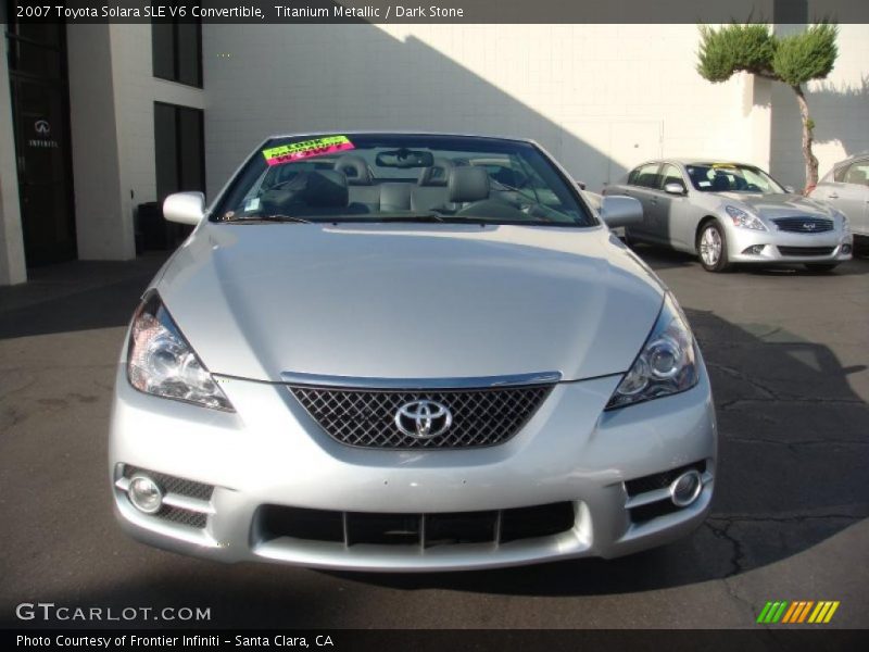 Titanium Metallic / Dark Stone 2007 Toyota Solara SLE V6 Convertible