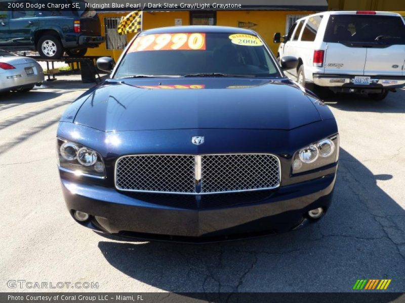 Midnight Blue Pearl / Dark Slate Gray/Light Graystone 2006 Dodge Charger SE