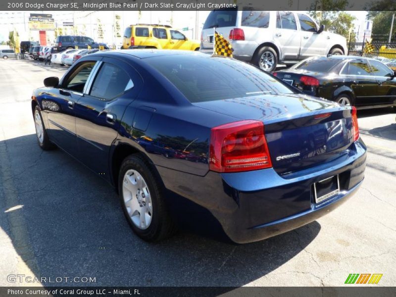 Midnight Blue Pearl / Dark Slate Gray/Light Graystone 2006 Dodge Charger SE