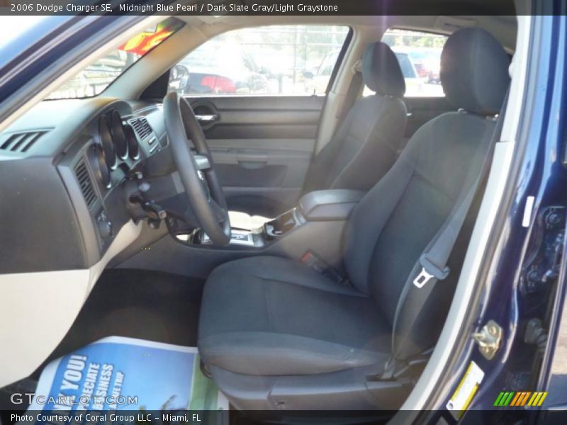 Midnight Blue Pearl / Dark Slate Gray/Light Graystone 2006 Dodge Charger SE