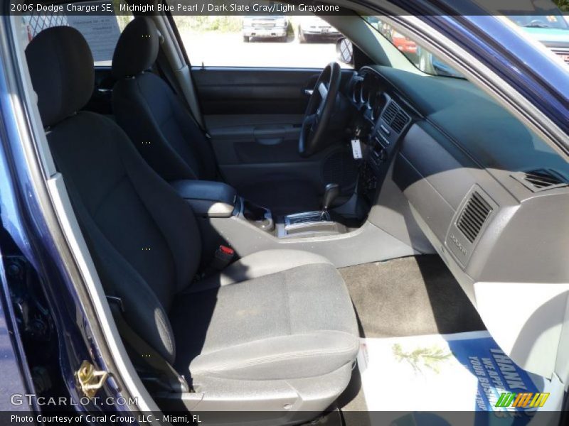 Midnight Blue Pearl / Dark Slate Gray/Light Graystone 2006 Dodge Charger SE