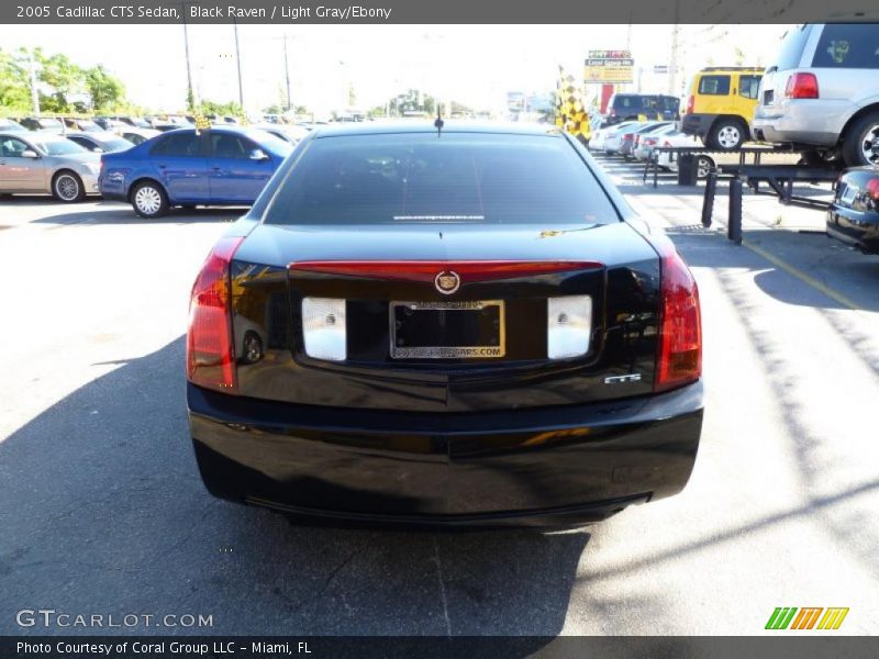 Black Raven / Light Gray/Ebony 2005 Cadillac CTS Sedan