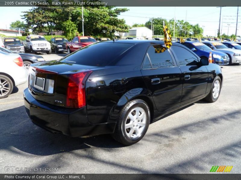 Black Raven / Light Gray/Ebony 2005 Cadillac CTS Sedan