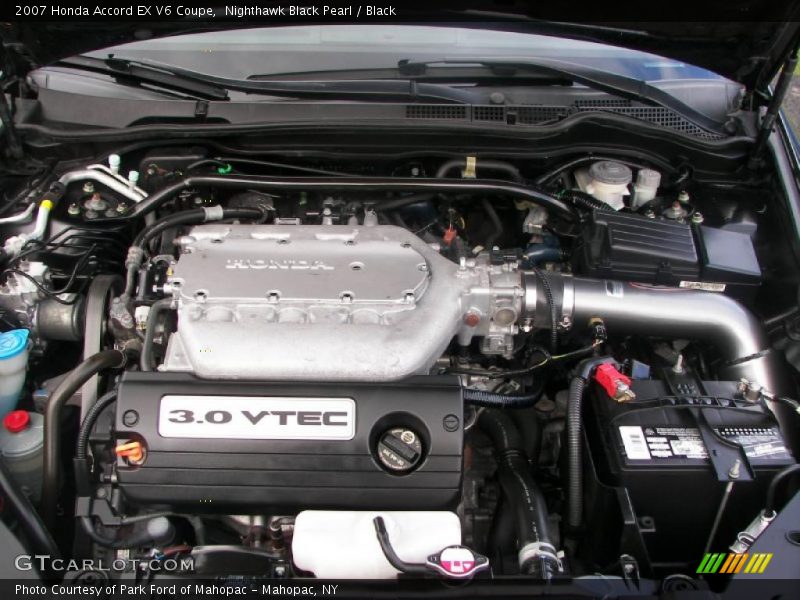  2007 Accord EX V6 Coupe Engine - 3.0 Liter SOHC 24-Valve VTEC V6