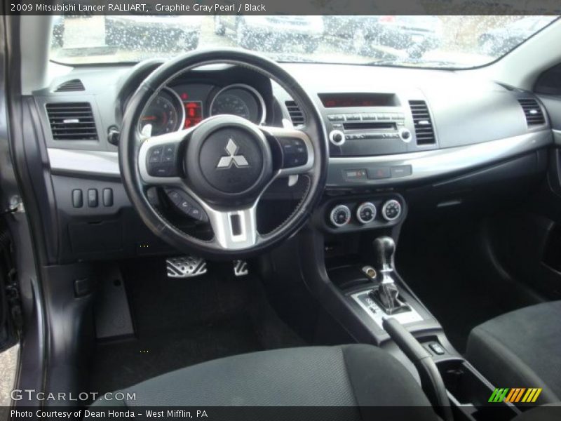 Black Interior - 2009 Lancer RALLIART 
