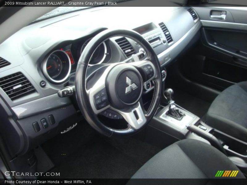  2009 Lancer RALLIART Black Interior