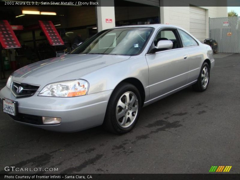 Satin Silver Metallic / Ebony Black 2001 Acura CL 3.2
