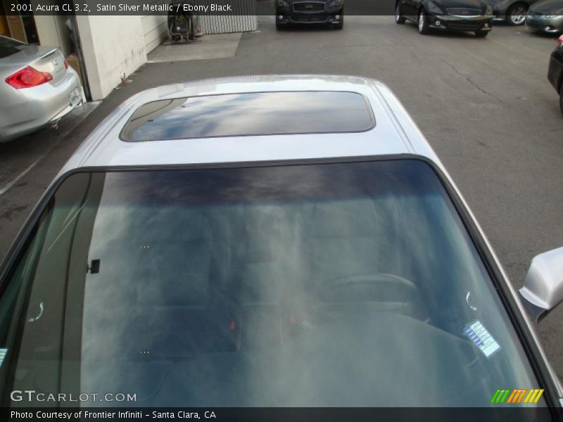 Satin Silver Metallic / Ebony Black 2001 Acura CL 3.2
