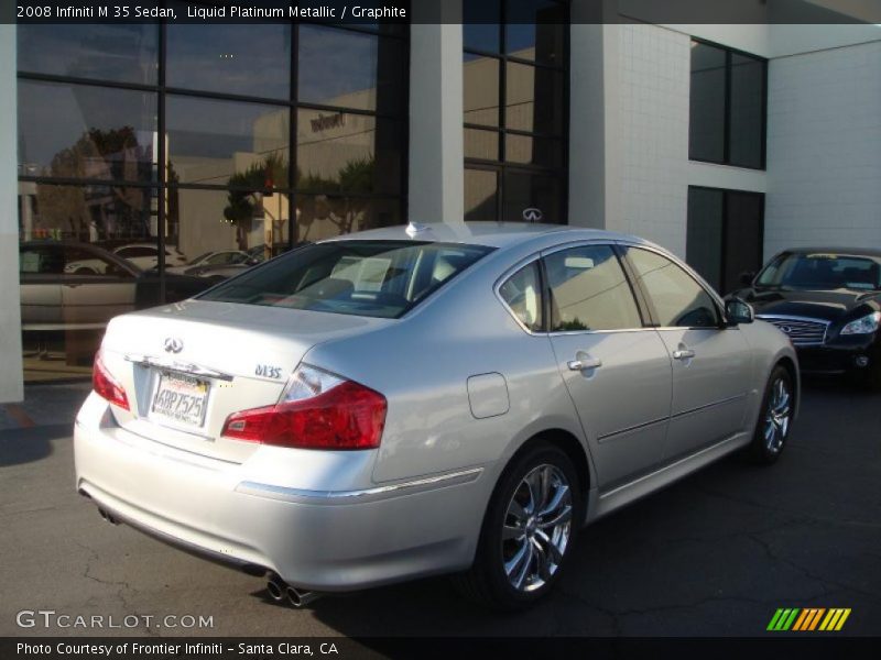 Liquid Platinum Metallic / Graphite 2008 Infiniti M 35 Sedan