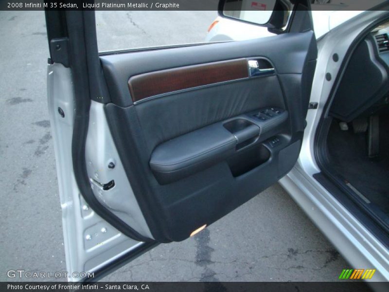 Liquid Platinum Metallic / Graphite 2008 Infiniti M 35 Sedan