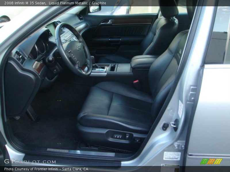 Liquid Platinum Metallic / Graphite 2008 Infiniti M 35 Sedan