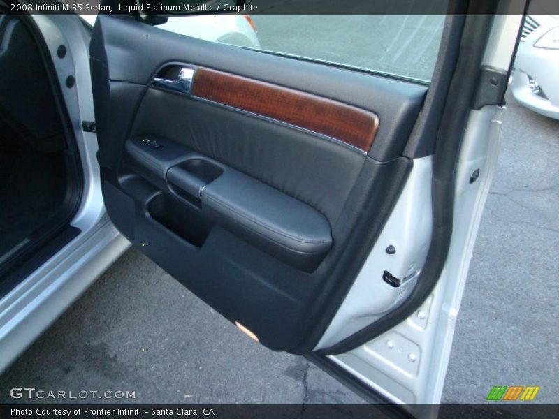 Liquid Platinum Metallic / Graphite 2008 Infiniti M 35 Sedan