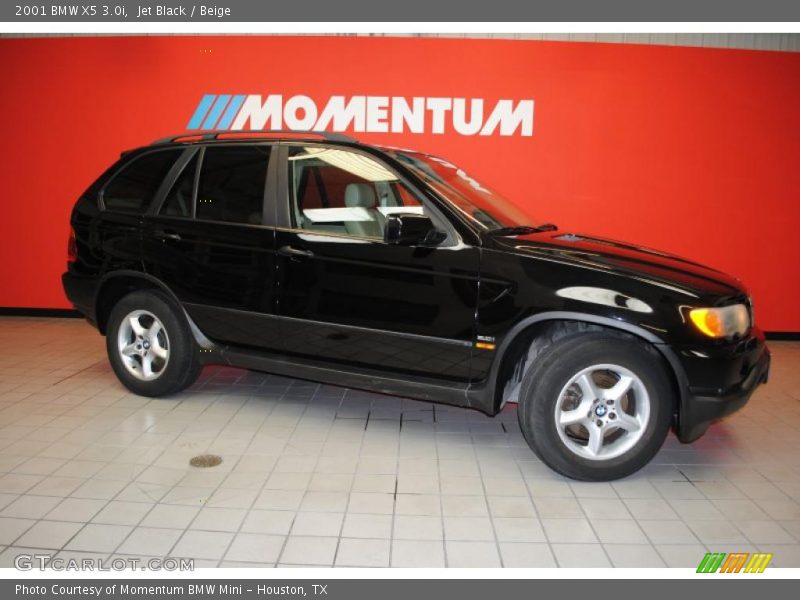 Jet Black / Beige 2001 BMW X5 3.0i
