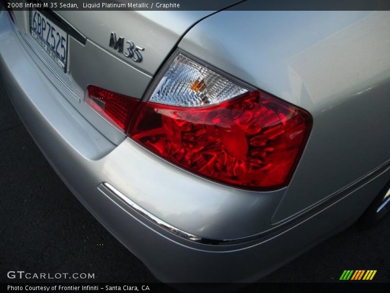 Liquid Platinum Metallic / Graphite 2008 Infiniti M 35 Sedan