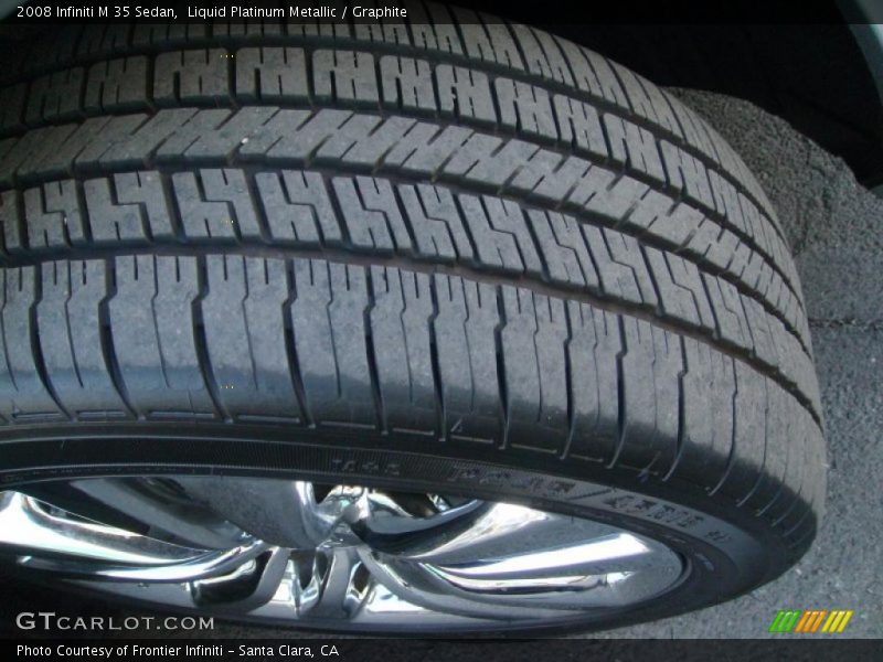 Liquid Platinum Metallic / Graphite 2008 Infiniti M 35 Sedan