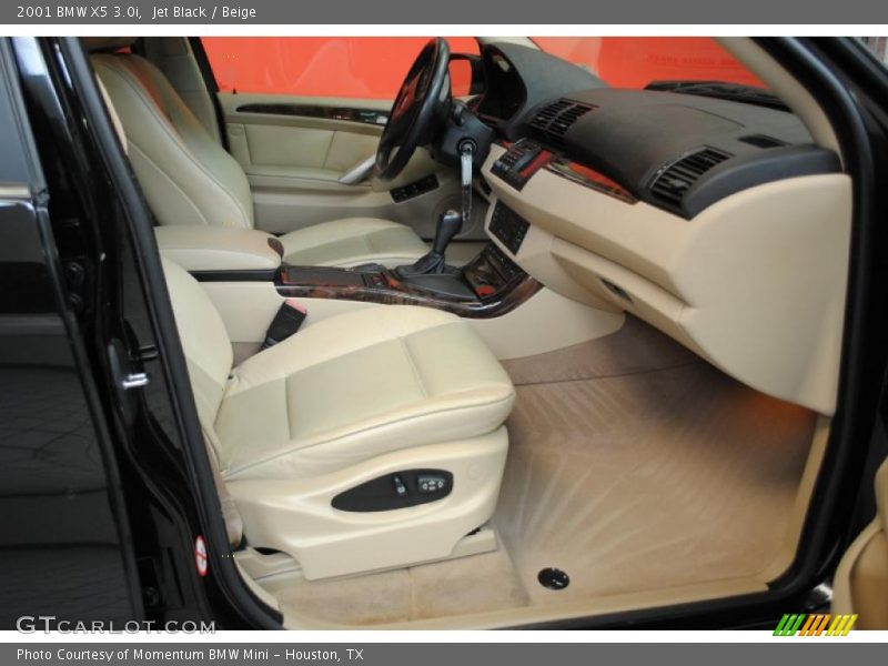 Jet Black / Beige 2001 BMW X5 3.0i