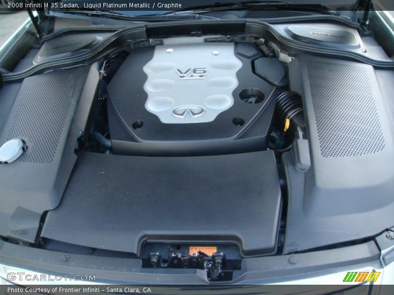 Liquid Platinum Metallic / Graphite 2008 Infiniti M 35 Sedan