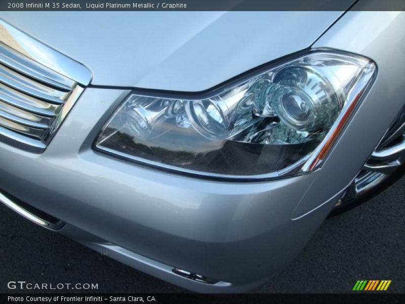 Liquid Platinum Metallic / Graphite 2008 Infiniti M 35 Sedan