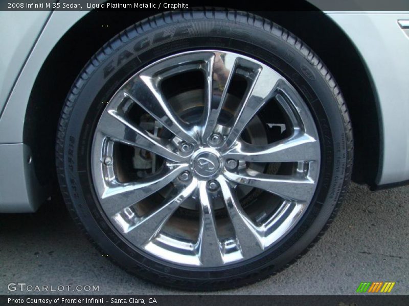 Liquid Platinum Metallic / Graphite 2008 Infiniti M 35 Sedan