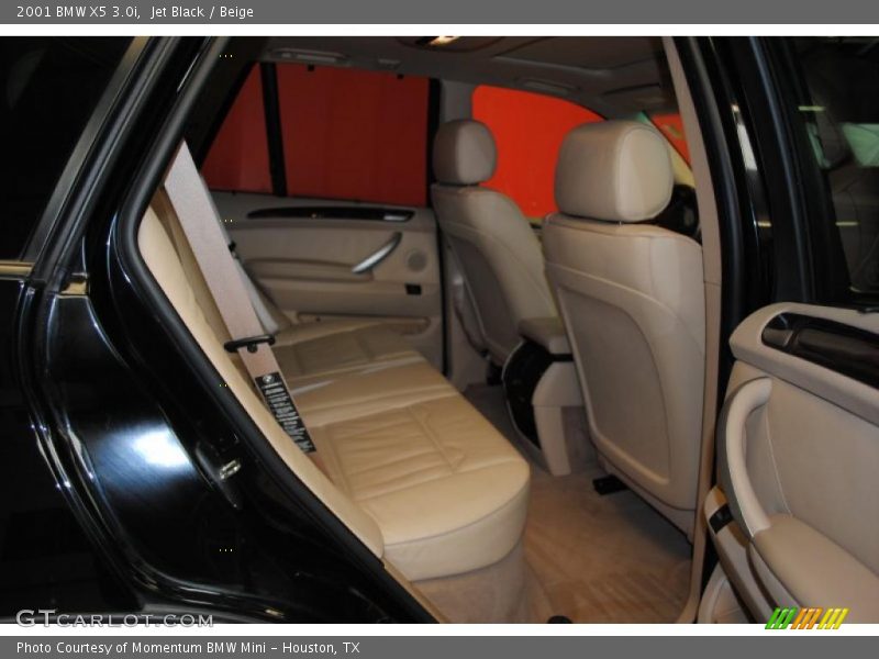 Jet Black / Beige 2001 BMW X5 3.0i