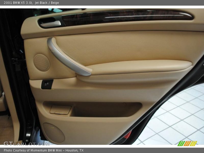 Jet Black / Beige 2001 BMW X5 3.0i