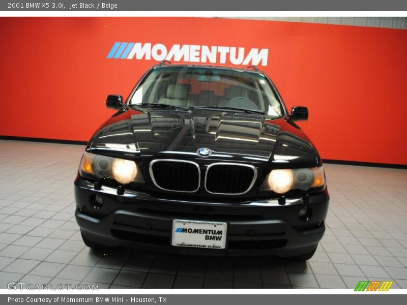 Jet Black / Beige 2001 BMW X5 3.0i