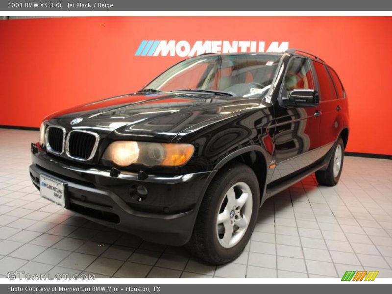Jet Black / Beige 2001 BMW X5 3.0i